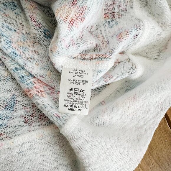 Nally & Millie USA Paisley Sweater M Like NEW - Picture 5 of 8